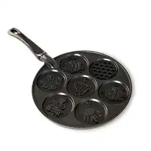 Pancake pfanne nordic ware 1915 honey bee pfannkuchenpfanne