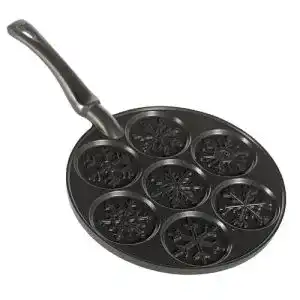 Pancake pfanne nordic ware snowflake pancake pan black pfanne