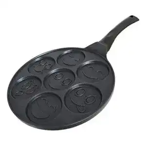Pancake pfanne rukauf pfannkuchen pfanne smiley gesichter