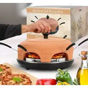 Pizzaofen heidenfeld pizzachef fuer 6 personen 1100 watt