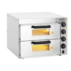 Pizzaofen royal catering rcpo 3000 2ps 1 elektrisch 2 kammern