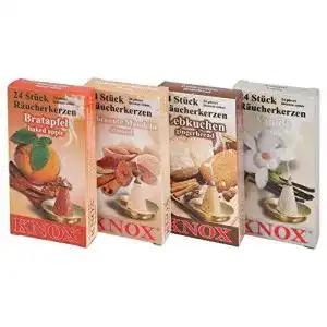 Raeucherkerzen knox 4er set weihnachtsgebaeck