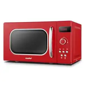 Retro mikrowelle comfee cmsro 20 di rd mit 8 automatikmenues