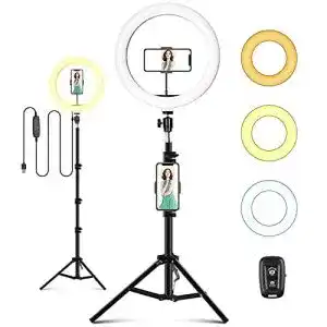Ringlicht itshiny led mit stativ 10 zoll 25 4 cm ringleuchte