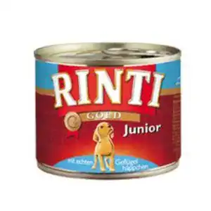 Rinti hundefutter glracd rinti gold junior gefluegel 12 x 185 g