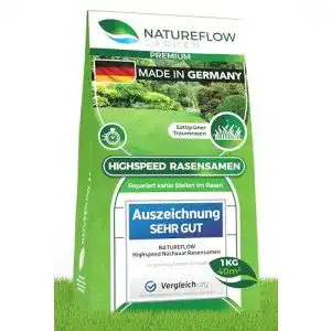 Schattenrasen natureflow rasensamen schnellkeimend 20kg
