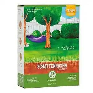 Schattenrasen plantura 2 kg rasensamen fuer schatten