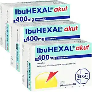 Schmerzmittel vitenda ibuhexal akut 400mg filmtabletten