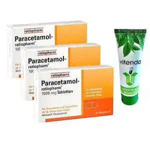 Schmerzmittel vitenda paracetamol ratiopharm 1000 mg tabletten