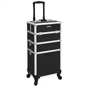 Schminkkoffer leer songmics kosmetikkoffer trolley 3 in 1
