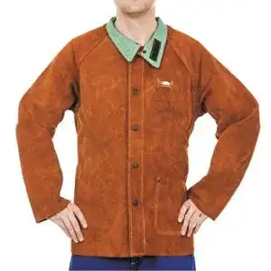 Schweisserjacke weldas lava brown steersotuff gr l