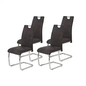 Schwingstuhl hela tische 4er set kuechenstuhl flora ii microfaser