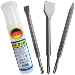 Sds plus meissel sr meissel set 3 tlg made in germany