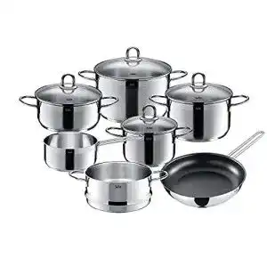 Silit topfset silit diamant topfset induktion 7 teilig kochtopf set