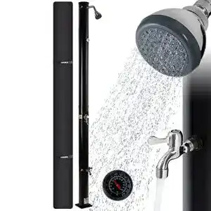Solardusche arebos 20 liter 228 cm integrierter thermometer