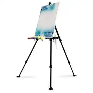 Staffelei artina aluminium tragbar tischfuer keilrahmen bis 82cm