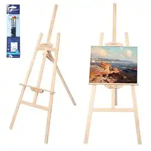 Staffelei viesap 150cm hoch holz bild staender aus vollholz