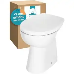 Stand wc calmwaters spuelrandloses wc komplettset elements
