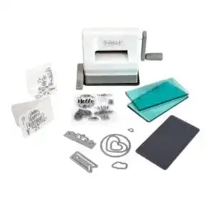 Stanzmaschine sizzix sidekick 661770 mit 6 35 cm oeffnung weiss