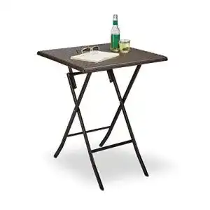 Stehtisch relaxdays gartentisch klappbar bastian quadratisch