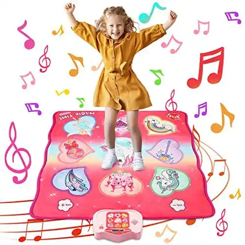 Tanzmatte Zanetta Einhorn mit drei Spielmodi für Kinder