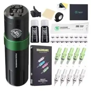 Tattoo pen dragonhawk tattoo maschine set rotary kabellos