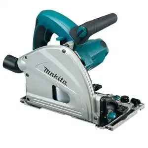 Tauchsaege mit fuehrungsschiene makita und makpac sp6000j1