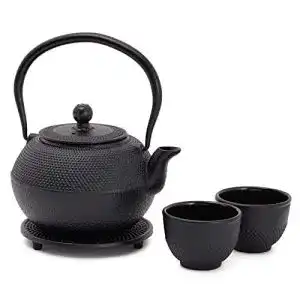 Teeservice juvale japanisches teeset mit gusseisen teekanne
