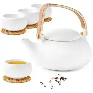 Teeservice zens japanische teekanne mit siebeinsatz modern