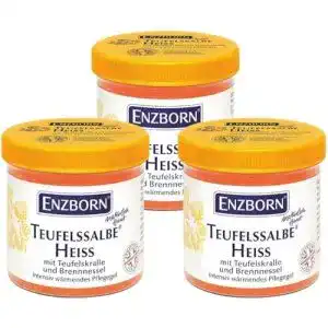 Teufelskralle salbe enzborn teufelssalbe heiss 3 x 200 ml
