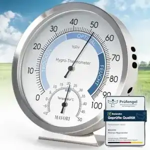 Thermometer analog mavori 2in1 hygrometer innen analog