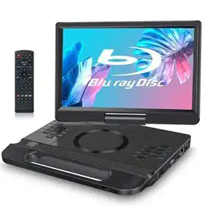 Tragbarer dvd player fangor 12 zoll tragbar blu ray dvd player