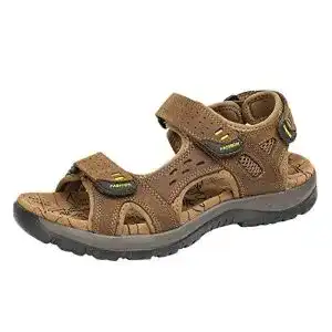 Trekkingsandalen herren sk studio herren leder strand sandalen