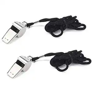 Trillerpfeife qiorange edelstahl pfeifen whistle fuer trainer
