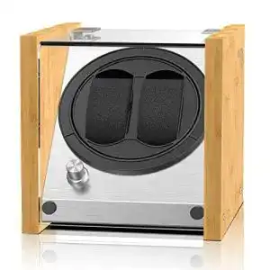 Uhrenbeweger watch winder smith aus bambusholz und metall