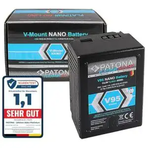 V mount akku patona platinum nano v95 v mount akku 95wh