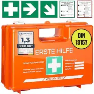 Verbandskasten werkstein erste hilfe kasten mit inhalt