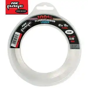 Vorfachschnur fox rage fluorocarbon leaders 060mm 1889 kg