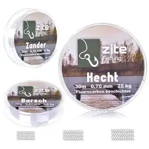 Vorfachschnur zite fishing fluoro carbon vorfach schnur set