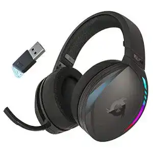 Wireless gaming headset klim panther rgb gaming headset