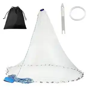 Wurfnetz croch anglen abfischen fischernetz nylon mesh