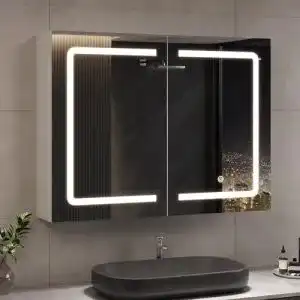 Bad spiegelschrank mit beleuchtung dictac badezimmer