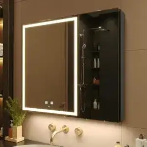 Bad spiegelschrank mit beleuchtung kww led