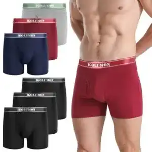 Bambus unterwaesche igolumon boxershorts herren 6er pack