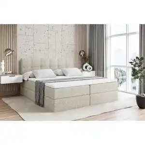 Bett 180x200 altdecor boxspringbett mit matratze u lattenrost