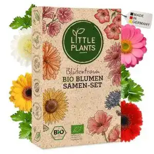 Bio saatgut little plants blumensamen set 12 sorten bio samen