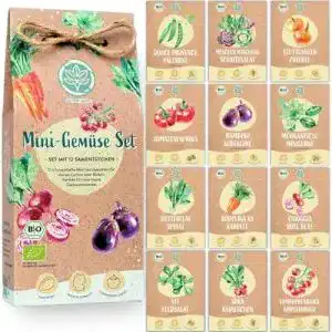 Bio saatgut loveplants bio balkon hochbeet gemuese samen set