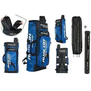 Bogenrucksack avalon new classic rucksack mit pfeilroehre blau