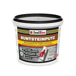 Buntsteinputz isolbau 5 kg mosaikputz fuer innen aussen