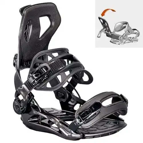 Burton Airtracks Master Pro FASTEC Snowboardbindung in Schwarz